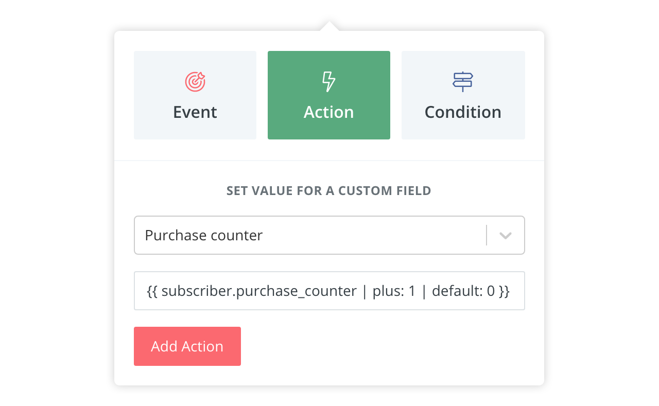 Purchase counter demo